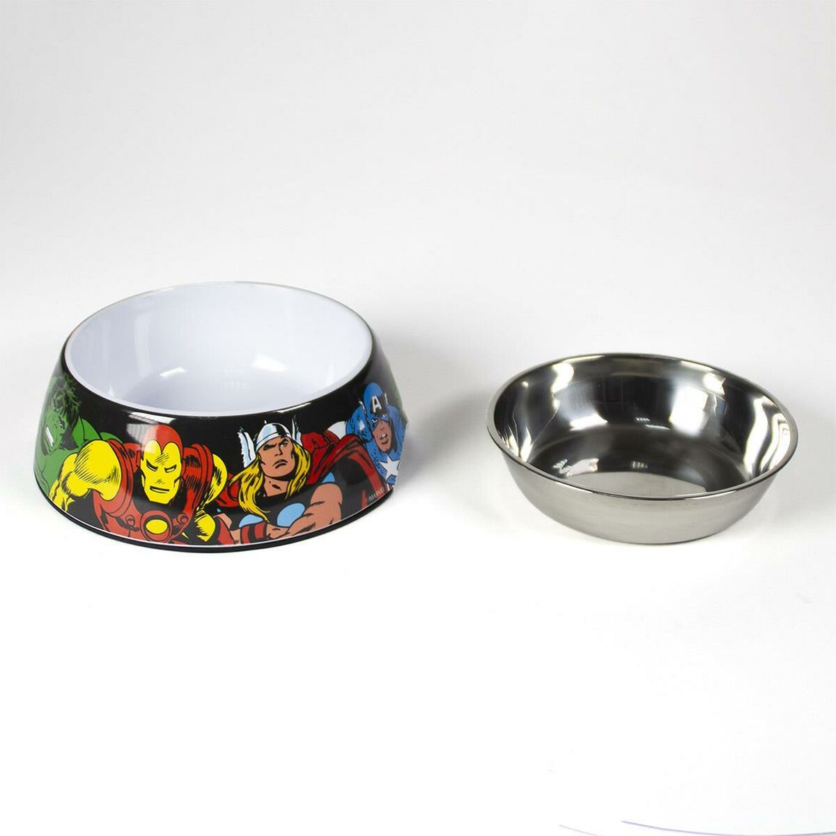 Karmnik dla psów Marvel Melamina 410 ml Czerwony Metal